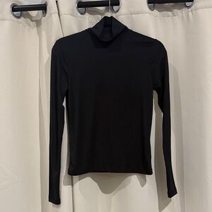 Urban Outfitters Black Long Sleeve Open Back Women's Top Size M Preloved